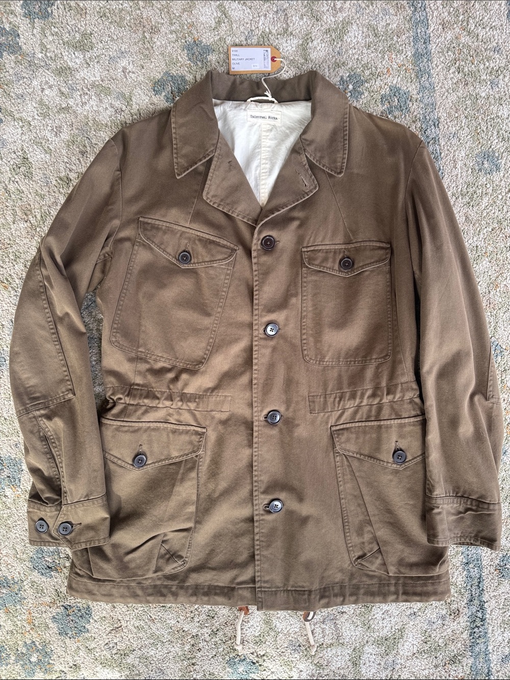 Universal Works Twill Military Jacket Olive M